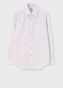 【Paul Smith】ペールカラー ドレスシャツ ペールトーン ピンヘッド ドレスシャツ（ピンク） ｜ポール・スミス