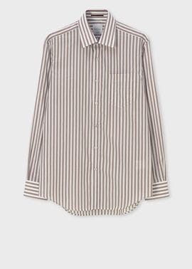クラシック ロンドンストライプ ドレスシャツ