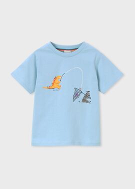 ボーイズ フィッシングダイナソー Tシャツ