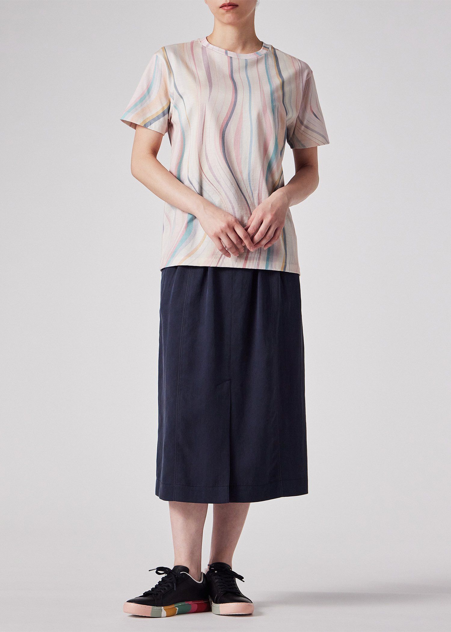 ウィメンズ "Swirl" オールオーバー 半袖Tシャツ