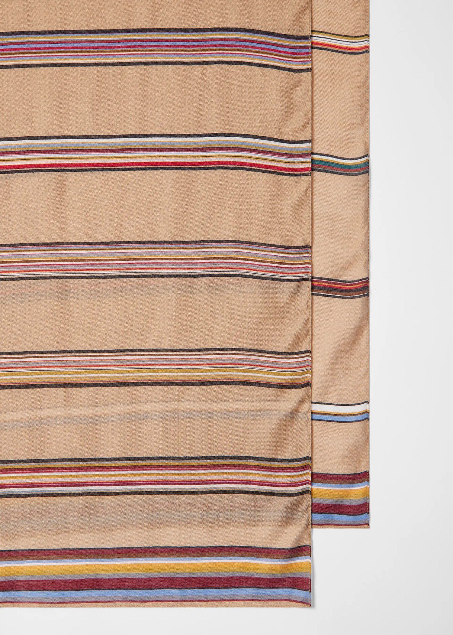ウィメンズ "Broken Signature Stripe" シルクブレンド スカーフ