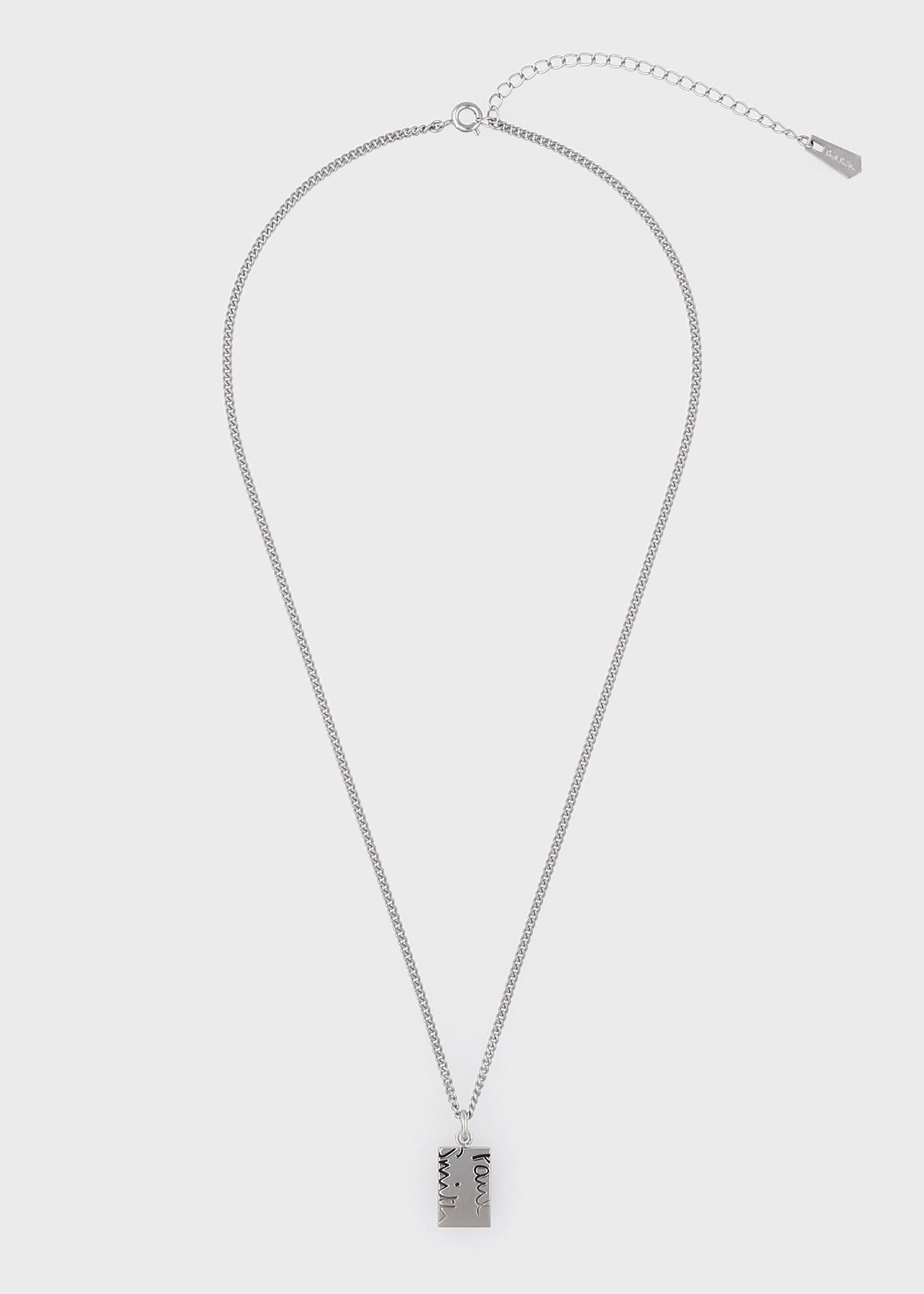 トップブランドのファッション Cropped ｜ポール・スミス ネックレス Plate” Logo アクセサリー