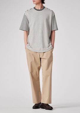 【Paul Smith】シグネチャーストライプ 半袖カットソー ボーダー ジャカード ボーダー 半袖カットソー ｜ポール・スミス