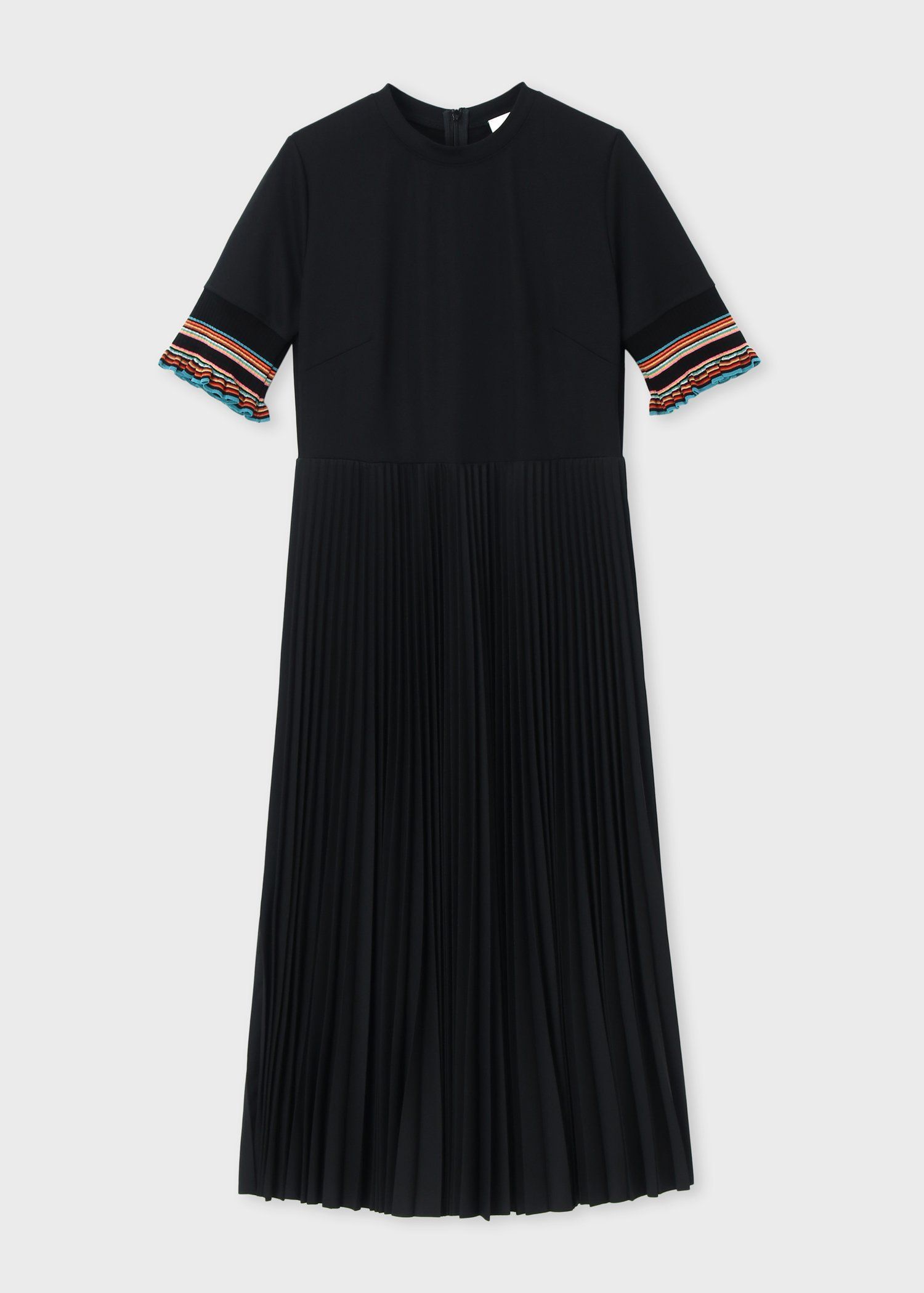 ウィメンズ "Signature Stripe" プリーツ ドッキング ワンピース