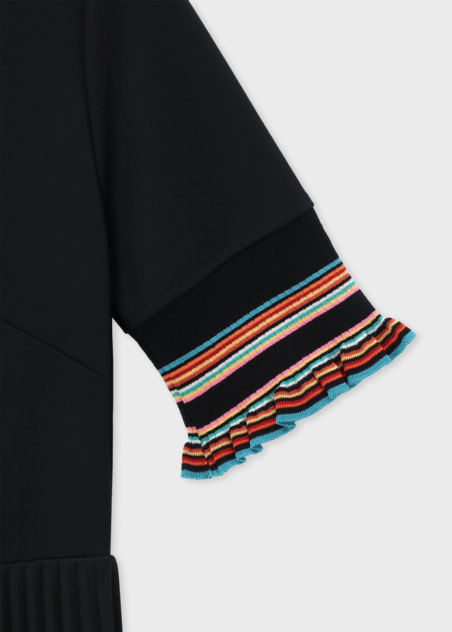 ウィメンズ "Signature Stripe" プリーツ ドッキング ワンピース