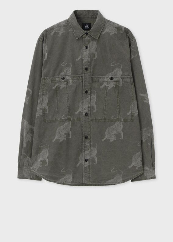 セール！美品paul smithの高級 刺繍シャツ メンズ