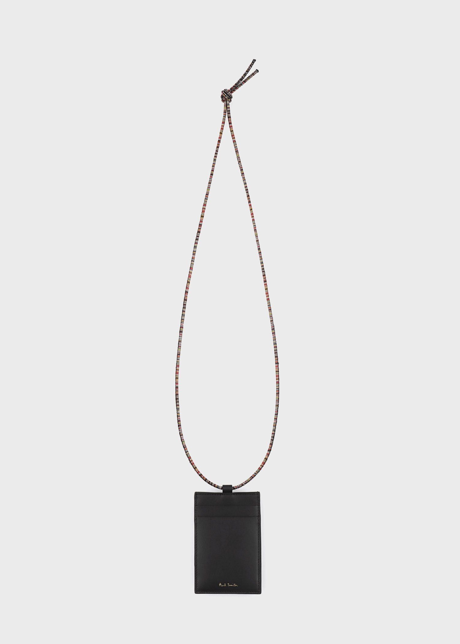 "Signature Stripe Strap" IDケース