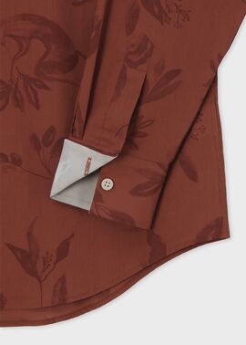 Paul Smith COLLECTION✨リネン100% シャツ　ブラウン Olive Rabbit