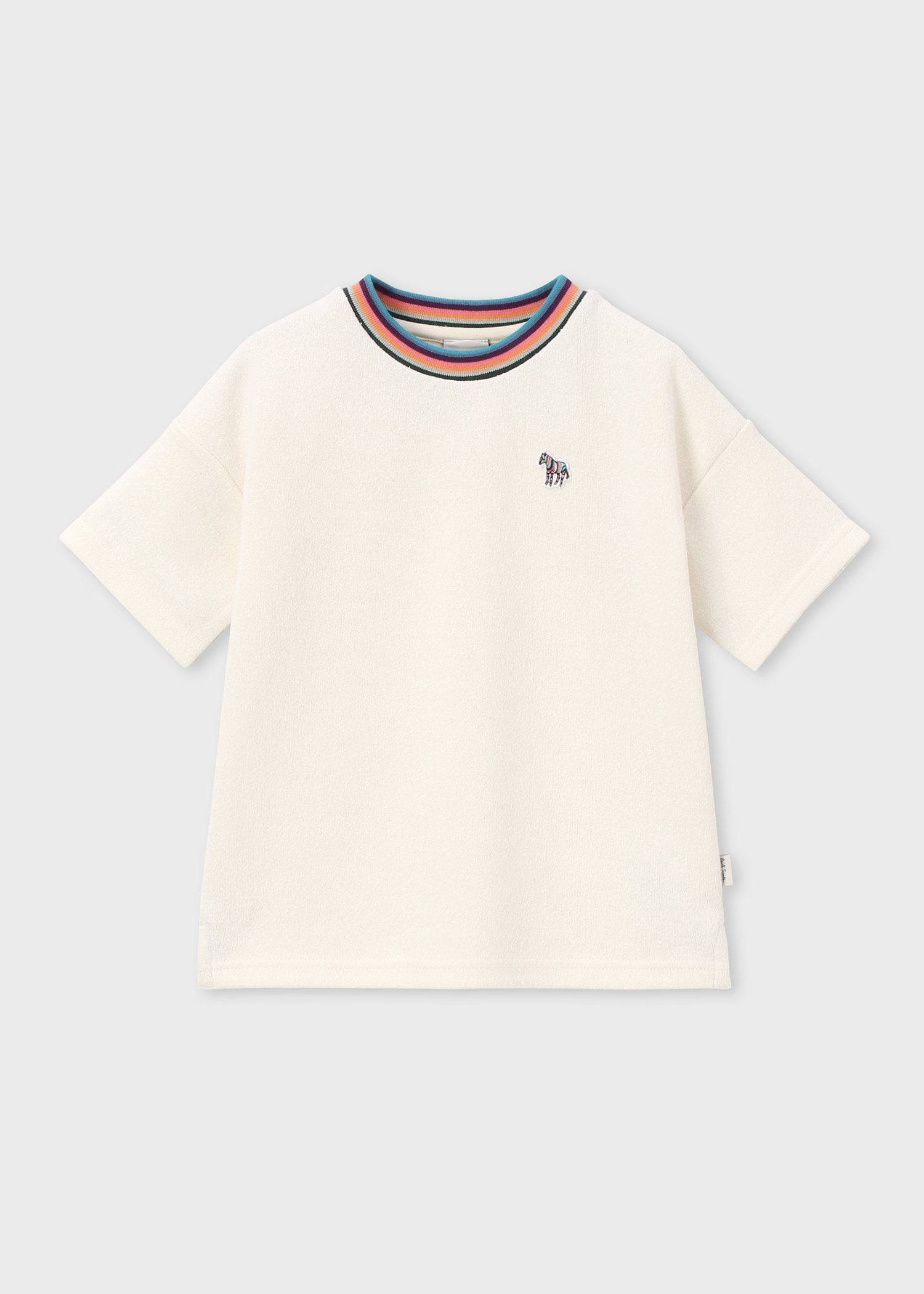 ジュニア アーティストストライプリブ Tシャツ