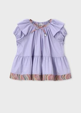ガールズ スワール ペプラムブラウス