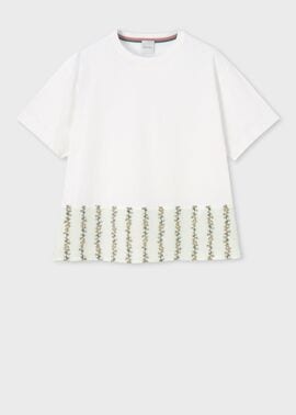 ウィメンズ プリント コンビネーション 半袖Tシャツ