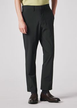 ソリッド ウールストレッチ テーパード トラウザーズ 'A Suit To
