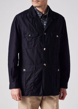 【良品】 ポールスミス 総柄 ジャケット ネイビー 1450002000296JH___190_08_mediu