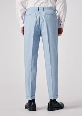新品☆PS Paul Smith コットン ストレッチ トラウザース☆紺☆XL 新品☆PS Paul Smith コットン ストレッチ トラウザース☆紺☆XL