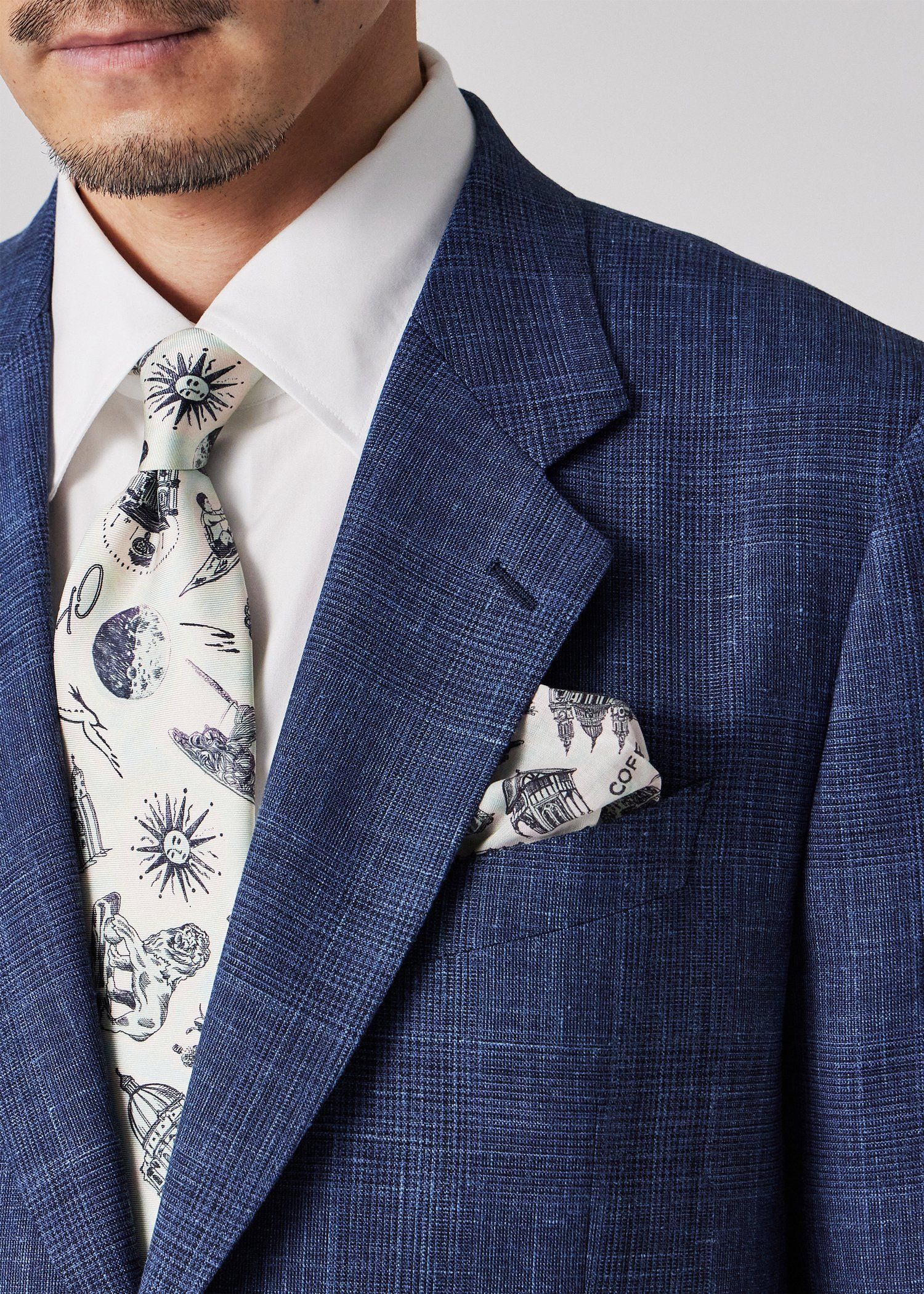 "Souvenir" ポケットチーフ