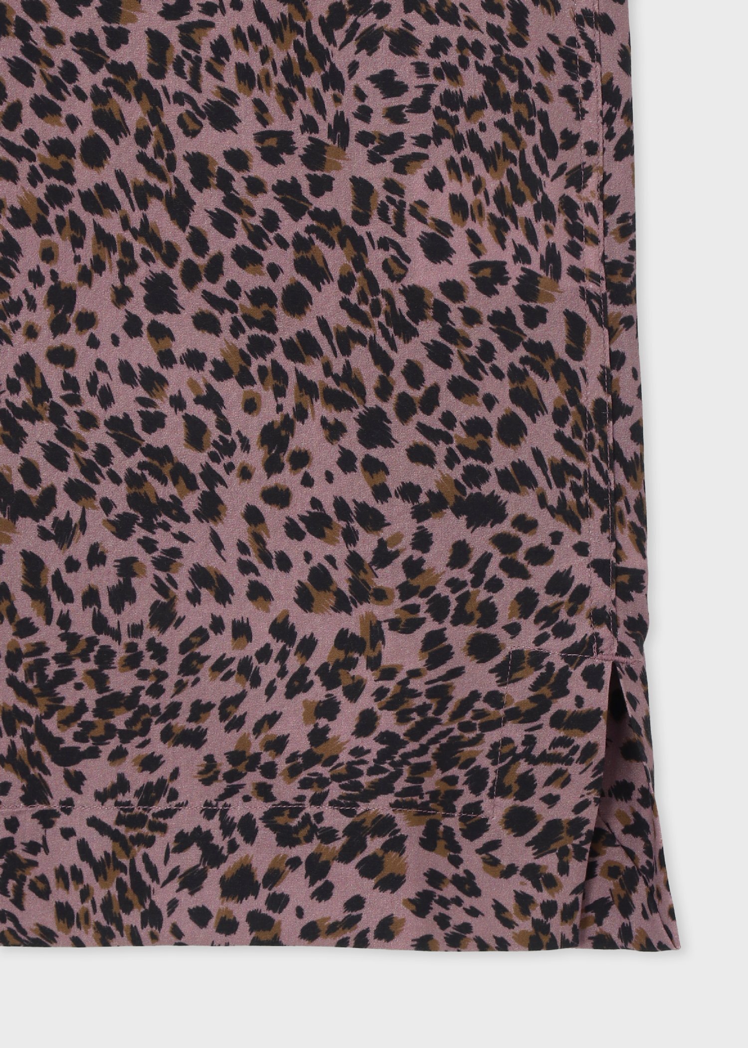 "Leopard" オープンカラーシャツ
