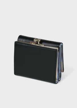 スプレースワールトリム がま口財布（ブラック） ｜ポール・スミス