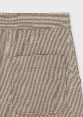 Vintage Hermes シアサッカートラウザー パンツ