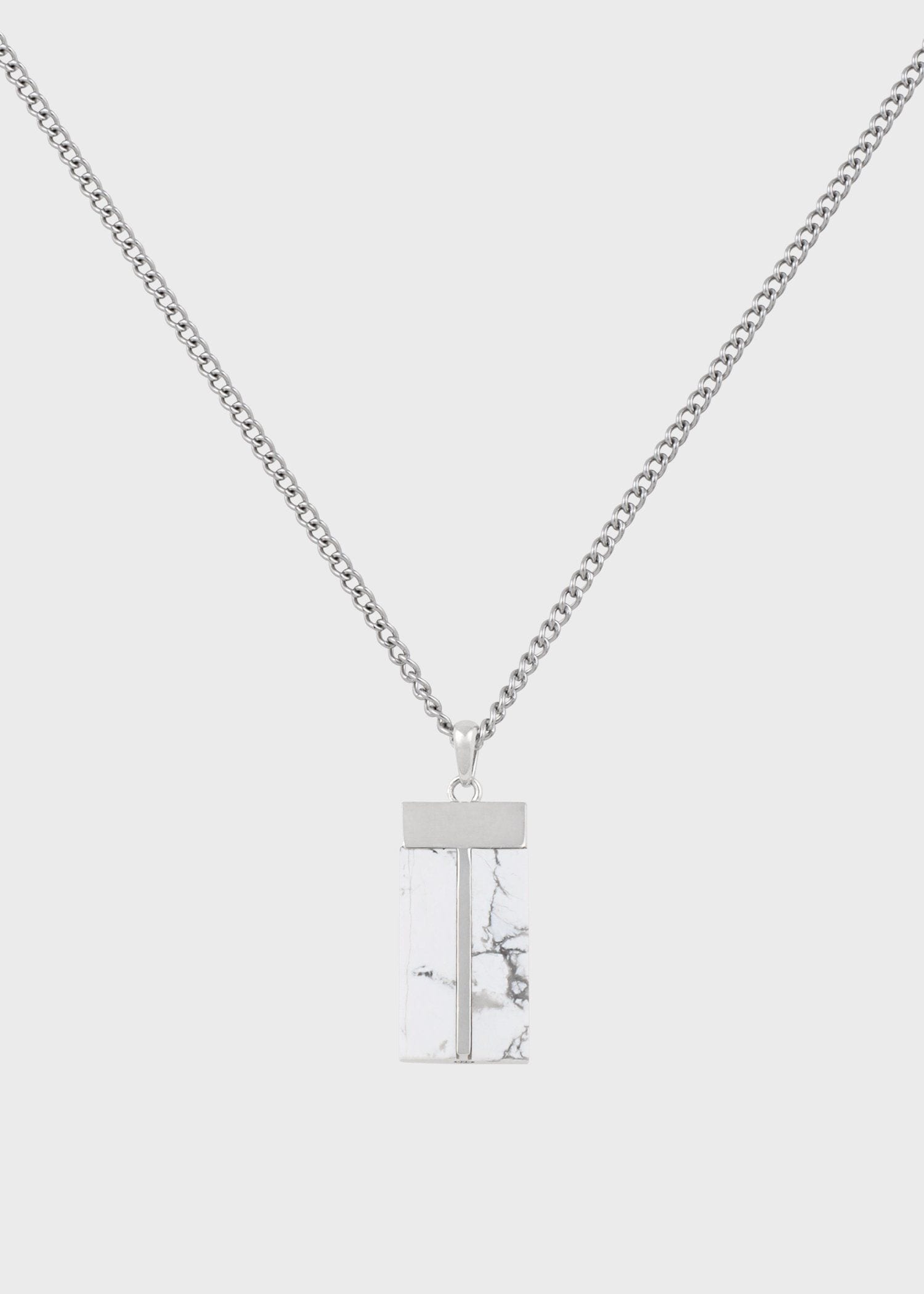 "Howlite" ネックレス