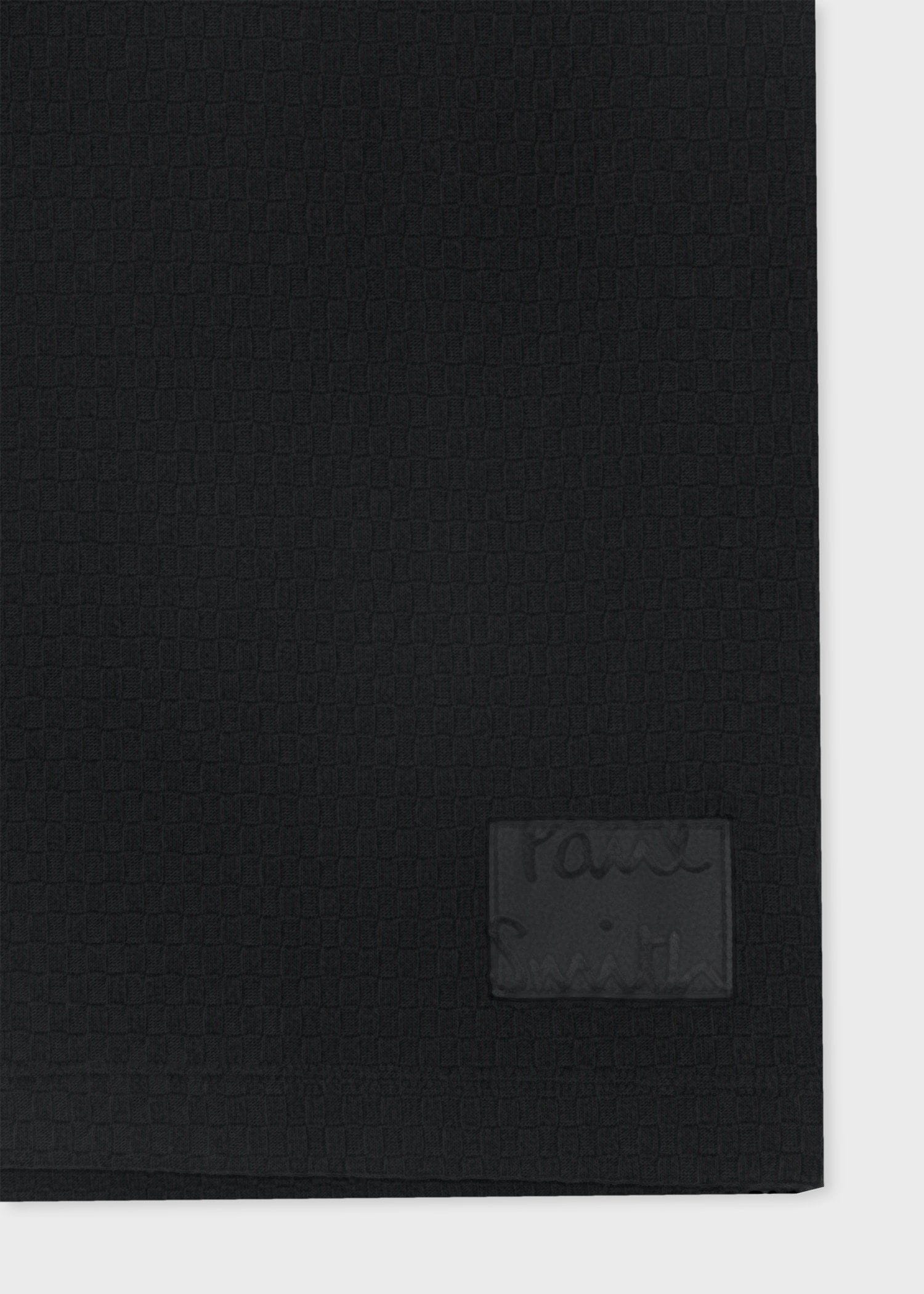 "Cropped Logo"ジャカードチェック 半袖カットソー