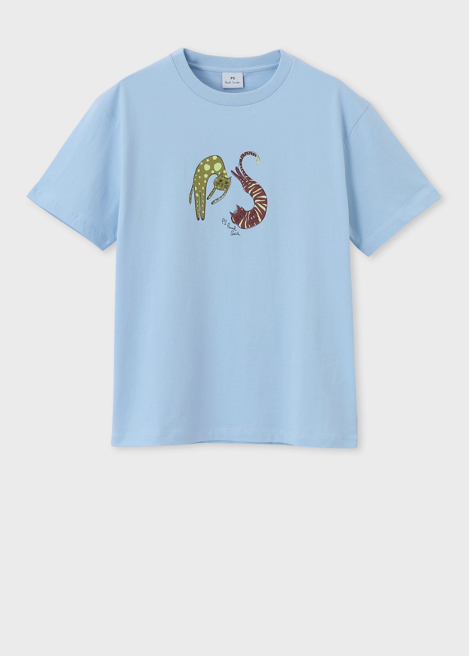 ウィメンズ PSアニマル 半袖Tシャツ（ライトブルー） ｜ポール