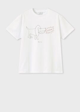 ウィメンズ Drawn by Paul "Dog" Tシャツ