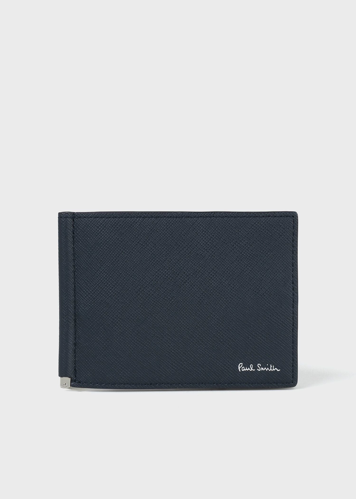 ブライトストライププラー マネークリップ（ネイビー） ｜ポール・スミス