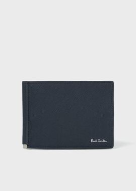 ブライトストライププラー マネークリップ（ネイビー） ｜ポール・スミス