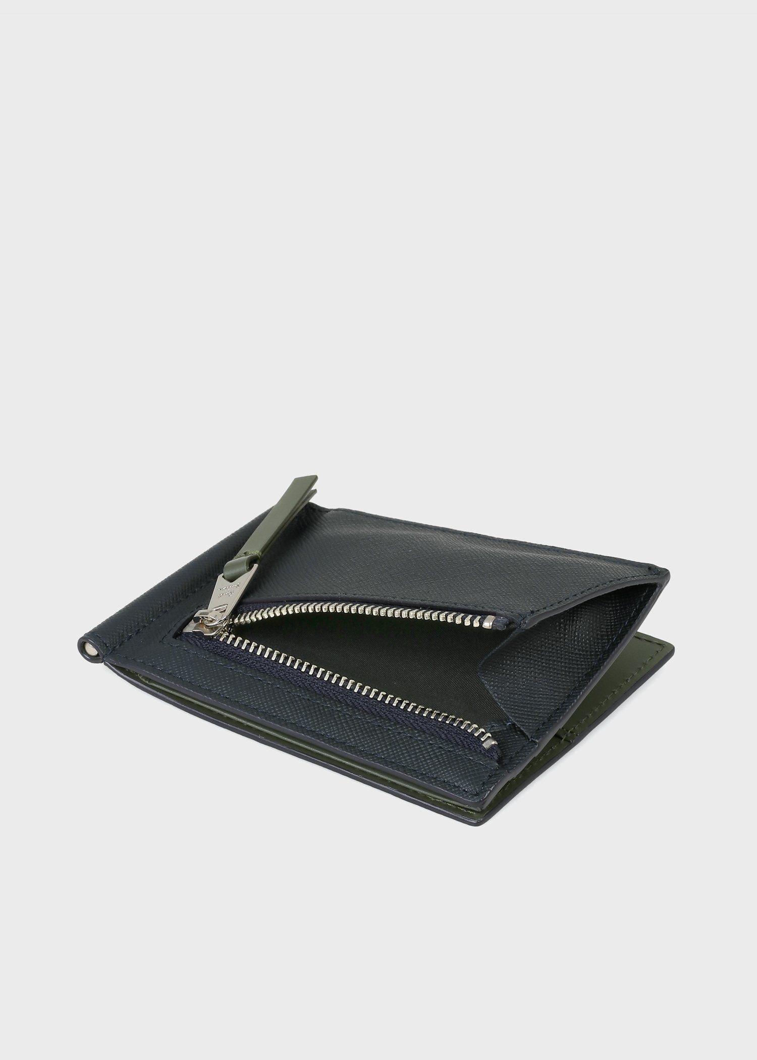 ブライトストライププラー マネークリップ（ネイビー） ｜ポール・スミス