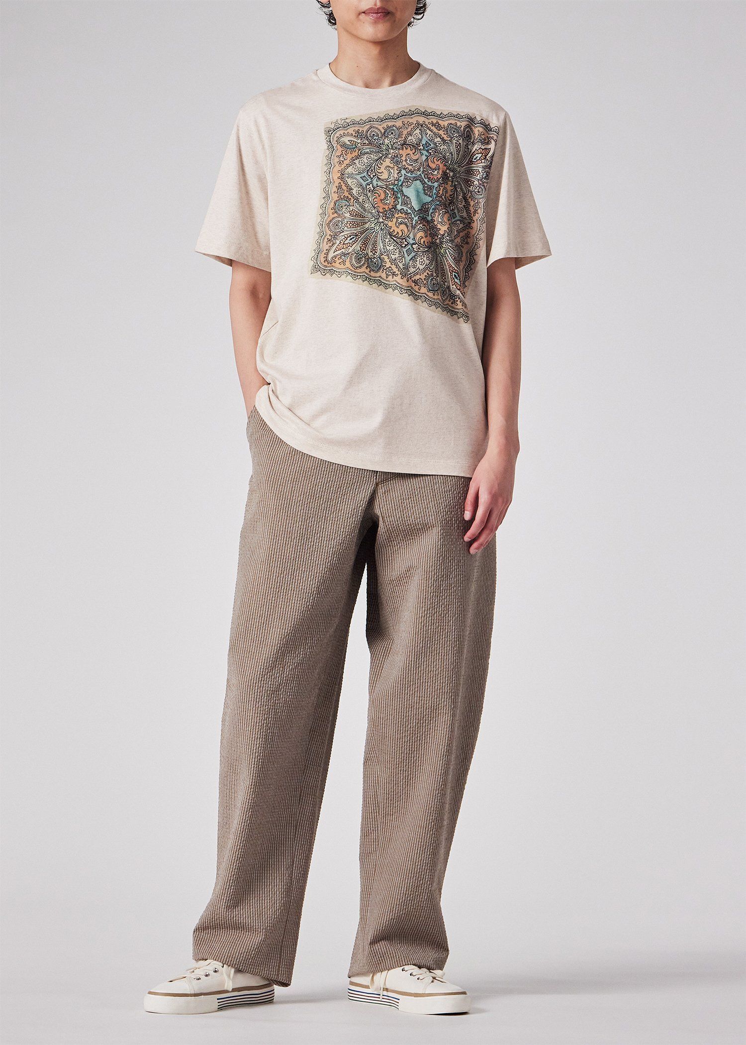 "Paisley Hanky" 半袖Tシャツ
