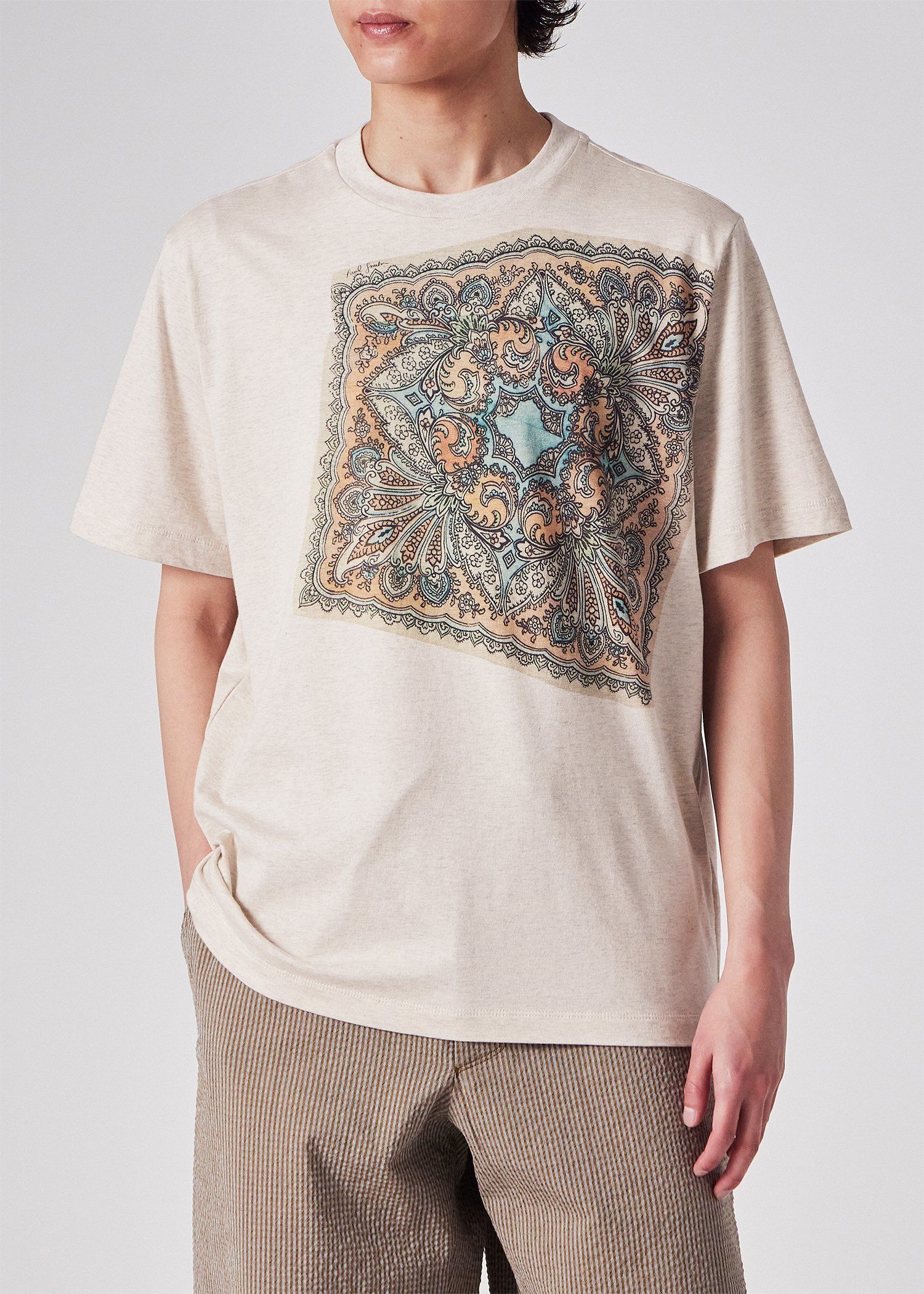 "Paisley Hanky" 半袖Tシャツ