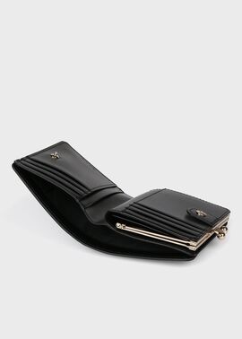 【新品】ポールスミス がま口二つ折り財布 マーケトリースワールラビット黒 マーケトリースワールラビット がま口2つ折り財布 |ポール・スミス