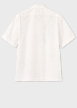 新作★PAUL SMITH★フェイデッドリリー オープンカラーシャツ フェイデッドリリープリント オープンカラーシャツ（ホワイト
