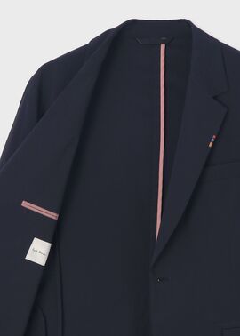 クラシックシャドーストライプ 2Bジャケット（ネイビー
