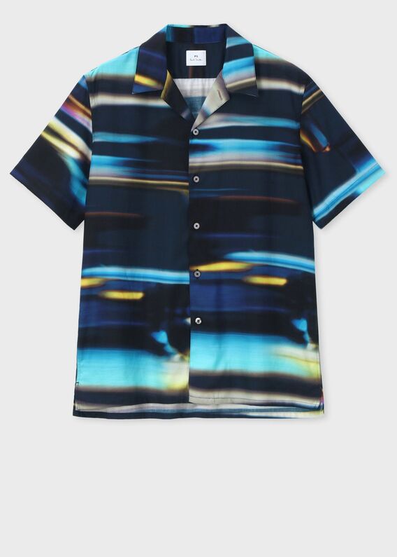 ポールスミス Paul Smith 100 ノーカラー半袖シャツ Paul Smith｜ポール・スミスのシャツ/ブラウス（ノーカラー