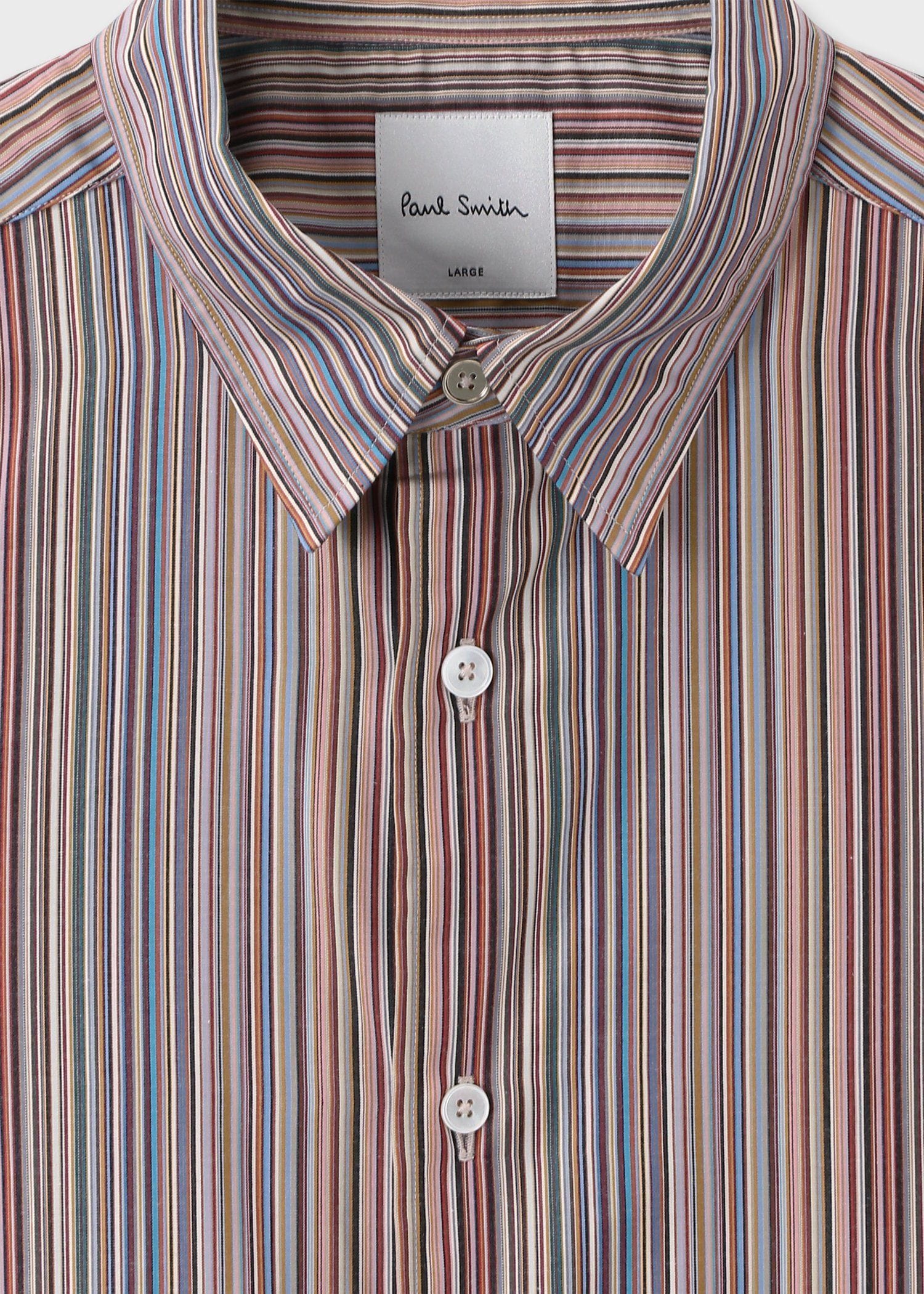 "Signature Stripe" 半袖シャツ