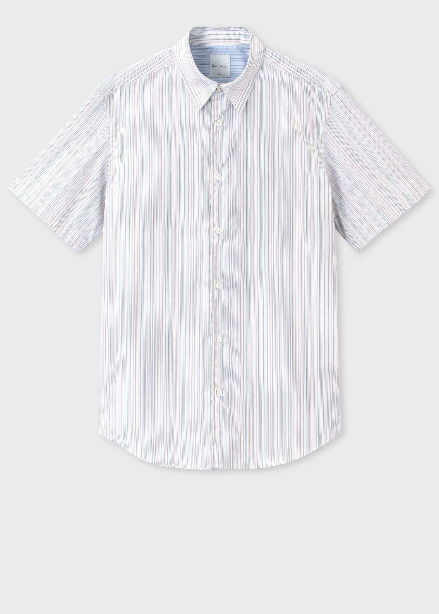 "Signature Stripe" 半袖シャツ