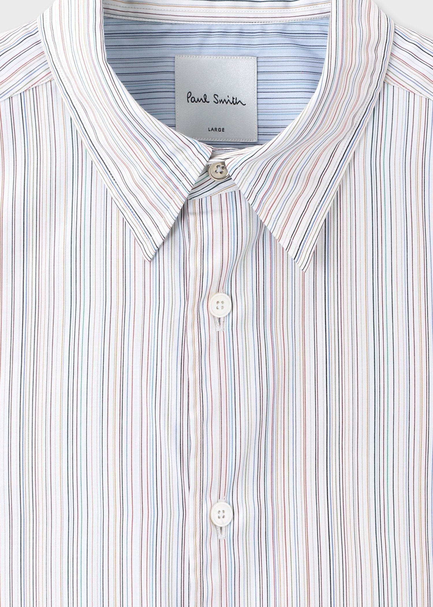 "Signature Stripe" 半袖シャツ