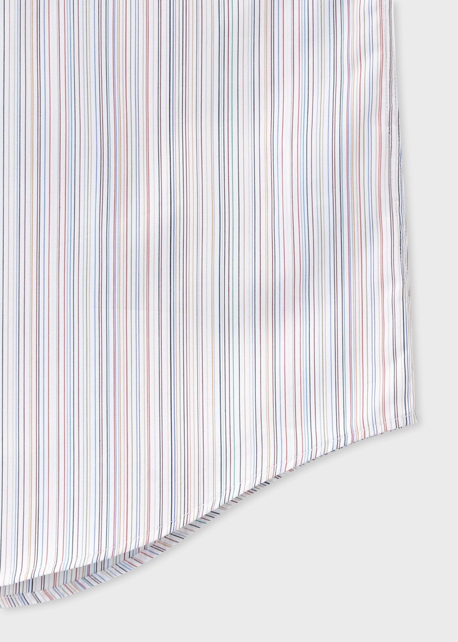 "Signature Stripe" 半袖シャツ