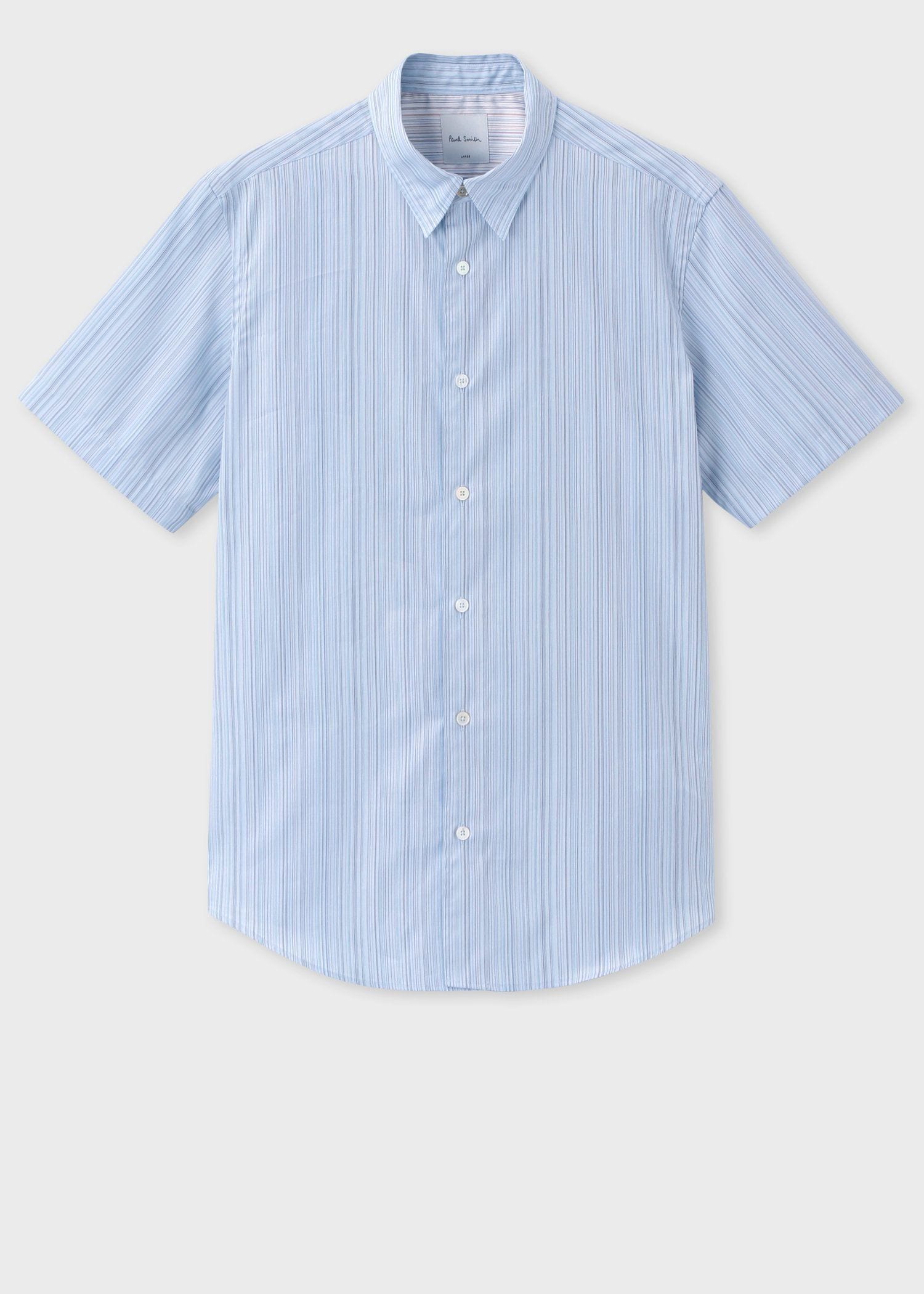 "Signature Stripe" 半袖シャツ