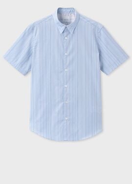 "Signature Stripe" 半袖シャツ