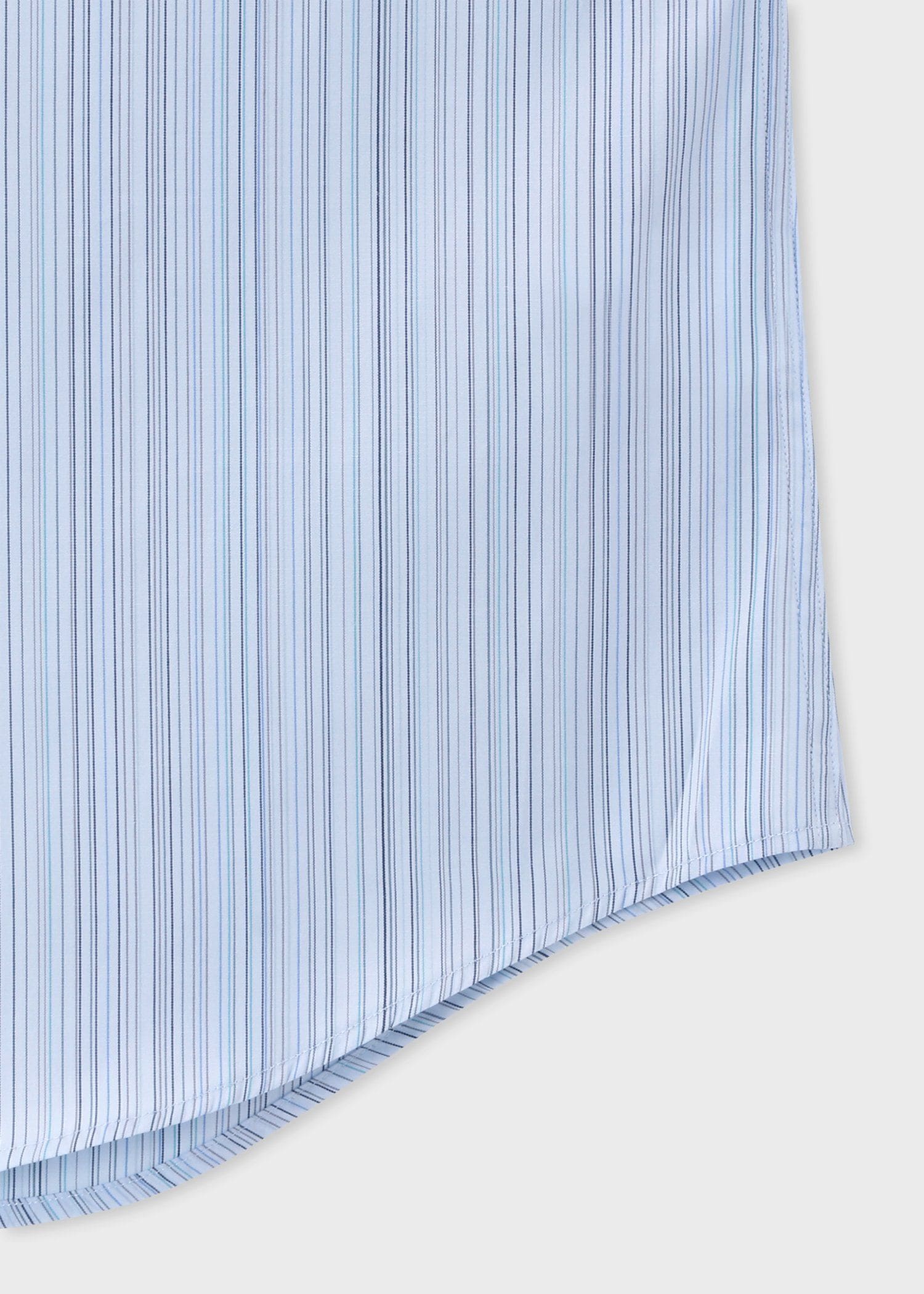 "Signature Stripe" 半袖シャツ