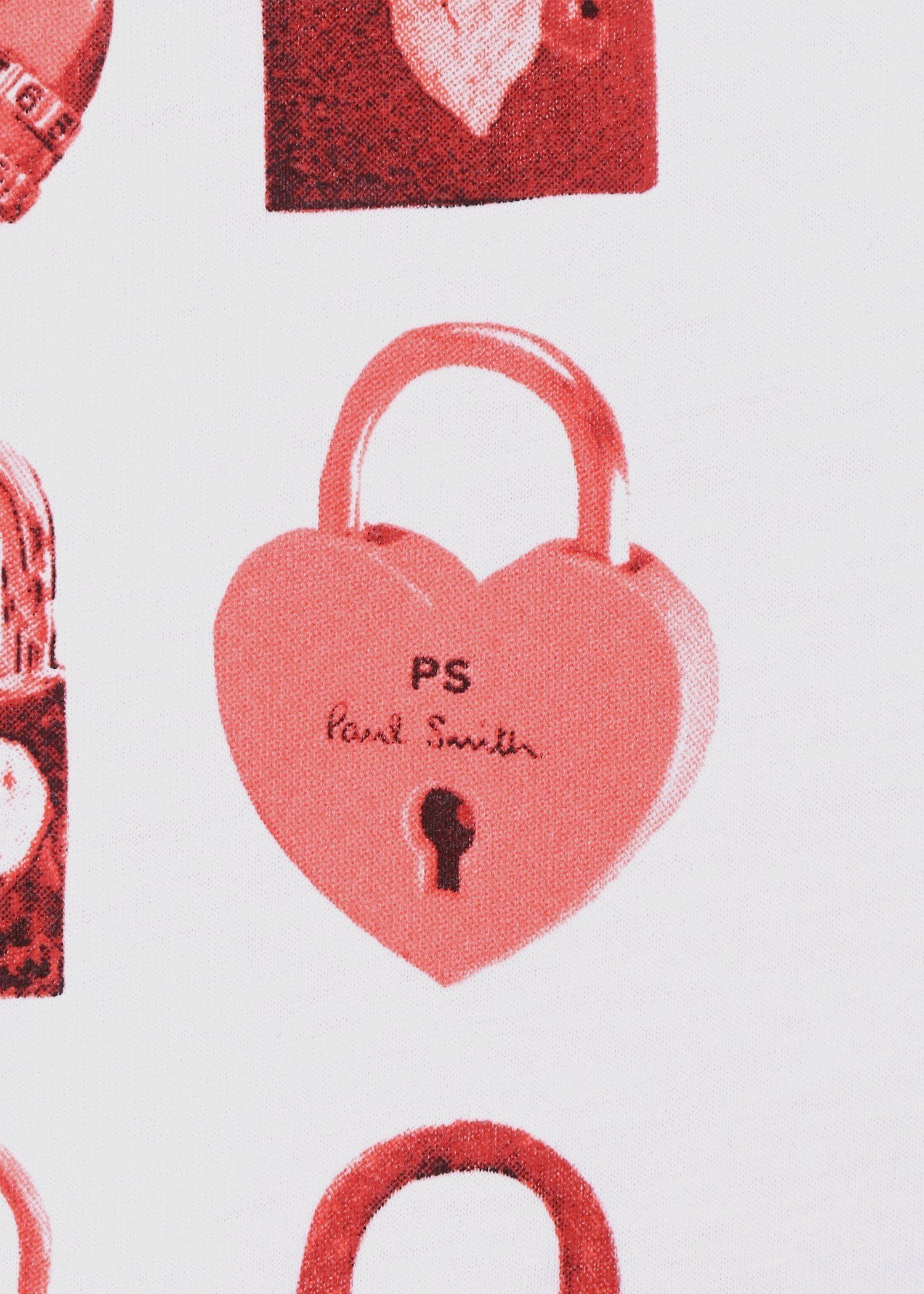 ウィメンズ "Heart Padlock" 半袖Tシャツ