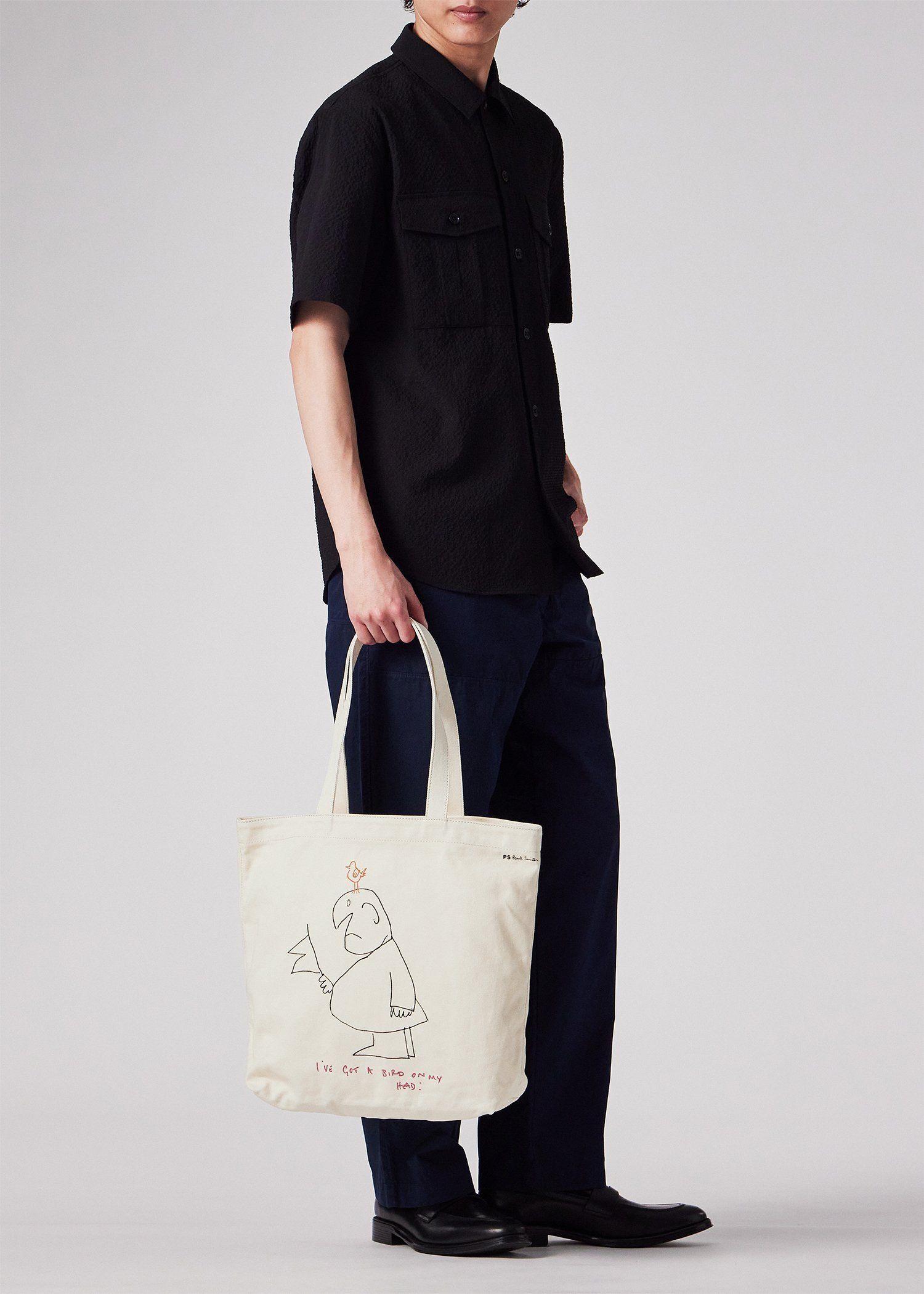 Drawn by Paul "Gentleman＆Bird" トートバッグ