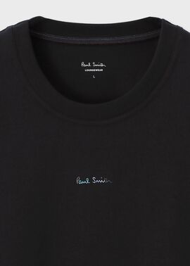 グラデーションロゴ Tシャツ（ブラック） ｜ポール・スミス
