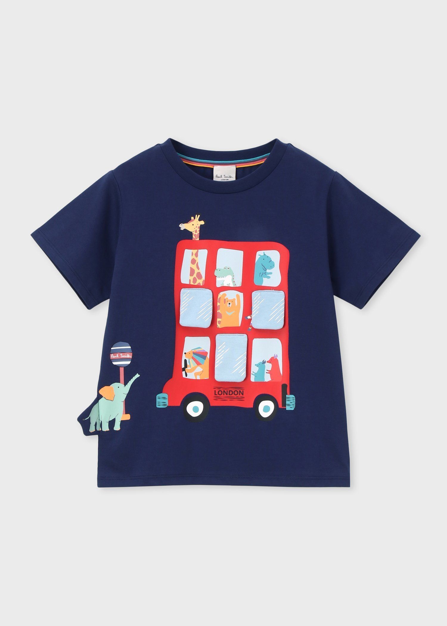 ボーイズ アニマルロンドンバス Tシャツ