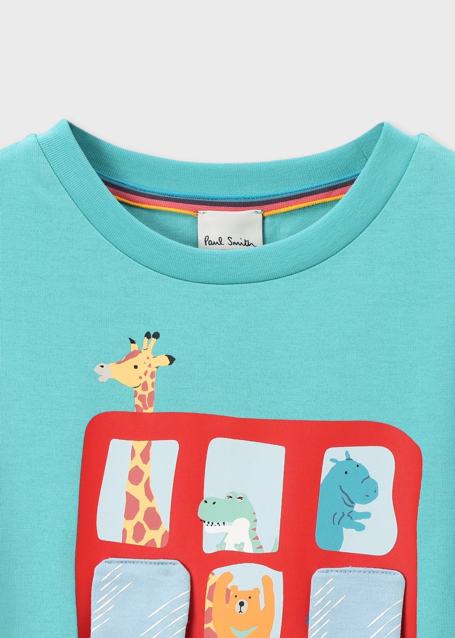 ボーイズ アニマルロンドンバス Tシャツ
