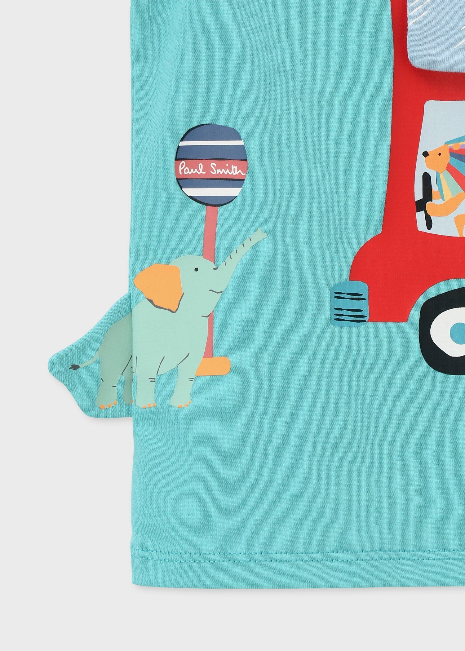 ボーイズ アニマルロンドンバス Tシャツ