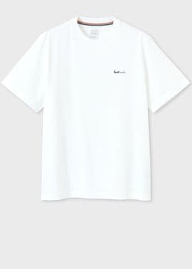 バイカラーロゴ Tシャツ（ホワイト） ｜ポール・スミス