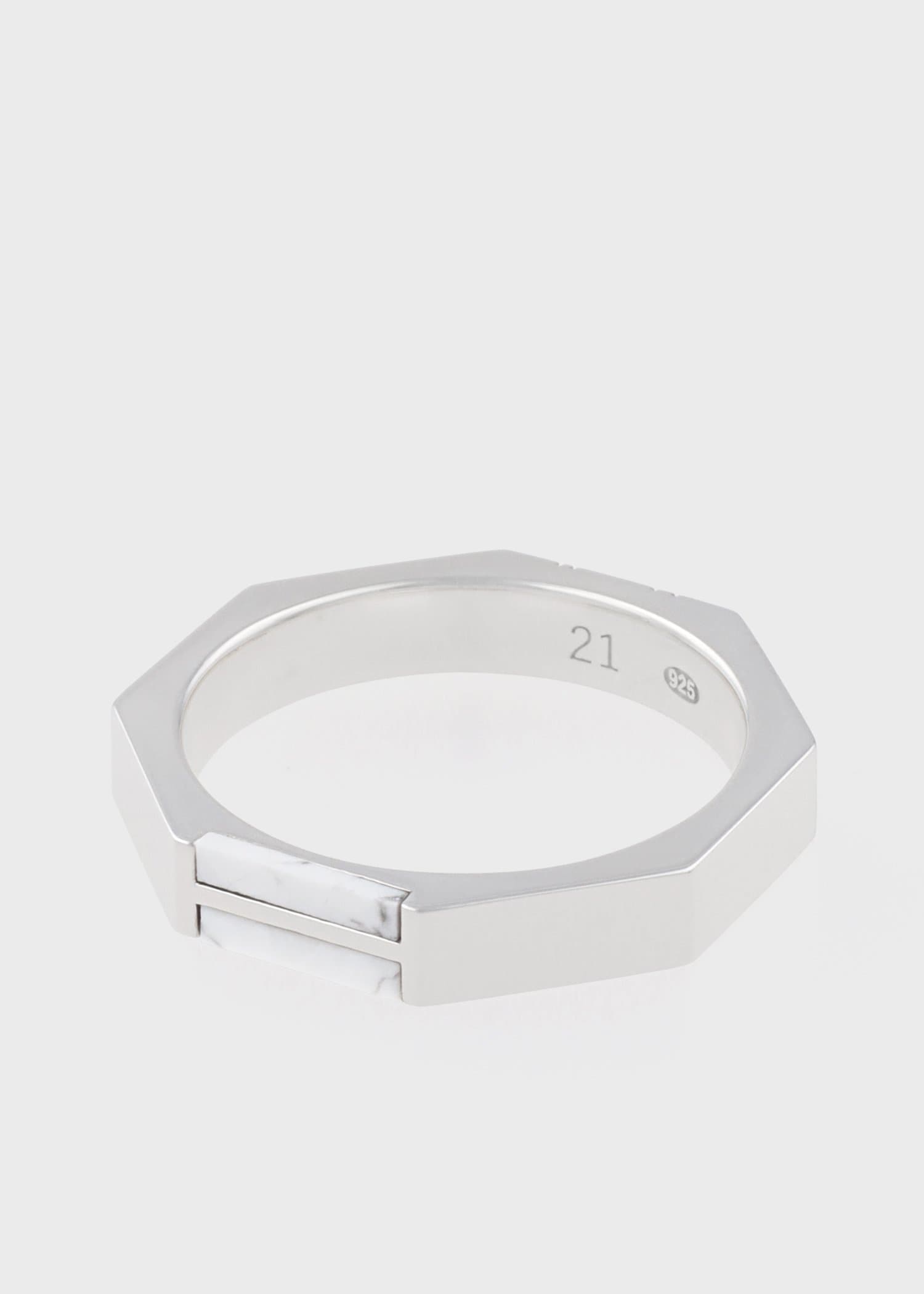 "Howlite" リング